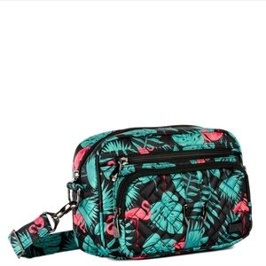 Like new Lug Carousel Convertible bag. Quilted polyester fabric